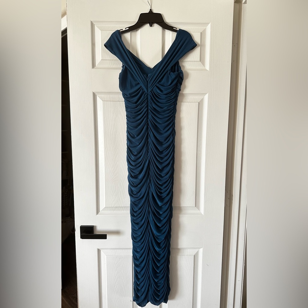 Reformation Ariadne Dress Peacock - Size 4 - Picture 3 of 3